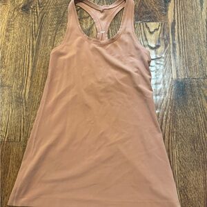 Lululemon Tan Racerback Tank Top Size 4 Long